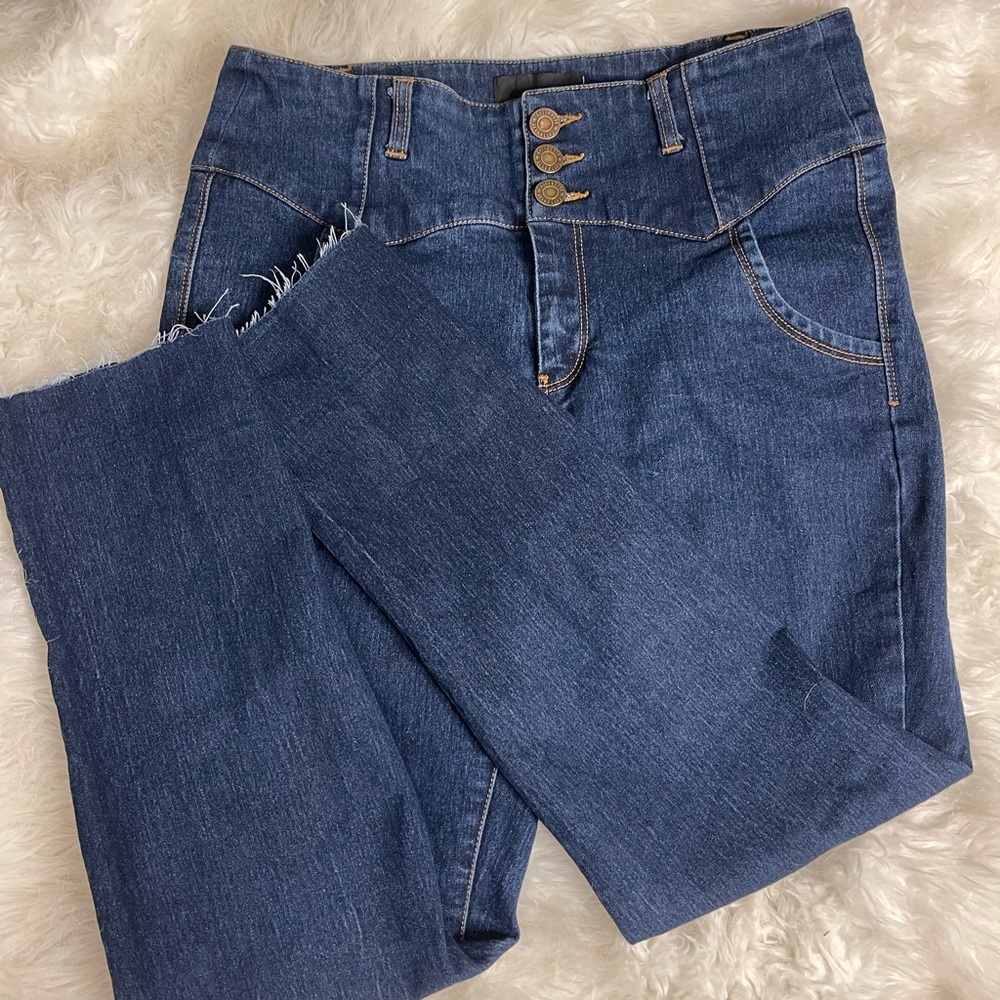 Collectif size L UK 14 high rise skinny jeans